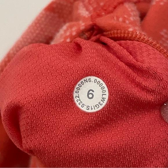 Lululemon raspberry pink camo jacquard Its Rulu Run Cropped Half Zip sweater top - Picture 6 of 13